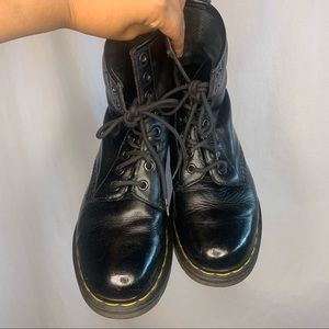 Black Doc Marten 1460 Boots